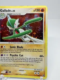 Holo Bleed And Swirl Pokemon Gallade 6/132 Secret Wonders Holo - Image 2
