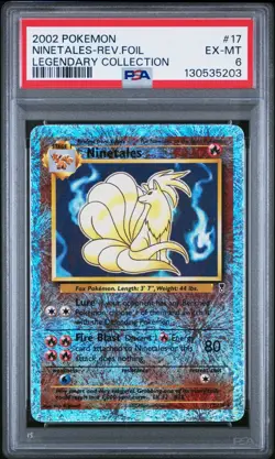 2002 Ninetales Pokemon Legendary Reverse Holo Collection 17/110PSA 6 - Image 1