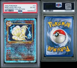 2002 Ninetales Pokemon Legendary Reverse Holo Collection 17/110PSA 6 - Image 3
