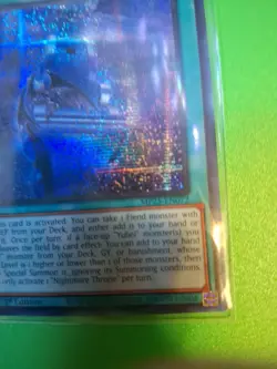 Nightmare Throne MP25-EN072 Prismatic Secret Rare 1st Edition Yugioh TCG - Image 2