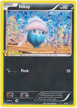 INKAY - 6/12 - MCDONALD'S HOLO - PROMO LP TCG Pokemon - Image 1