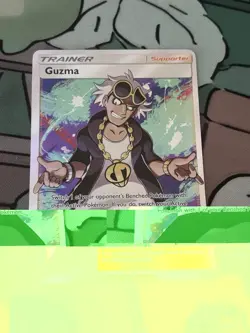 2017 Pokemon Sun & Moon Burning Shadows Guzma #143/147 LP - Image 2