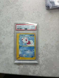 Pokemon Goldeen The Town on No Map 1st Edition Japanese #022 PSA 10 Gem Mint - Image 1
