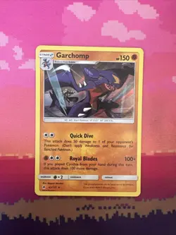 Pokemon Card Garchomp Forbidden Light Holo Rare 62/131 Near Mint - Image 1
