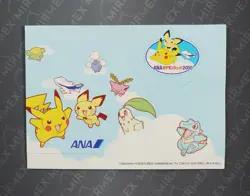 Pokemon Pikachu Pin 2000 ANA Airline Member Club Sealed Japanese - Image 3