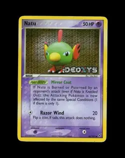 2005 Pokemon EX DEOXYS STAMP NATU HOLO 66/107! HP + - Image 1
