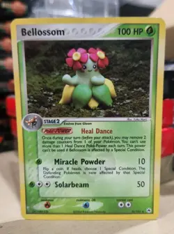 Pokemon TCG Bellossom 16/101 Hidden Legends Reverse Holo Rare LP/MP Yuka Morii - Image 1