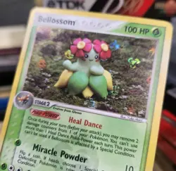Pokemon TCG Bellossom 16/101 Hidden Legends Reverse Holo Rare LP/MP Yuka Morii - Image 2