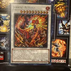 Yugioh Jurrac Astero BLMM-EN018 1st Edition Secret Rare NM - Image 1