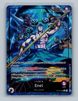Enel Alternate Art #OP15-058 Adventure on Kami's Island - Image 1