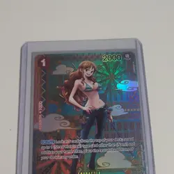 One Piece Card Game SP Special Holo Nami Character Card OP01-016 English - Image 1