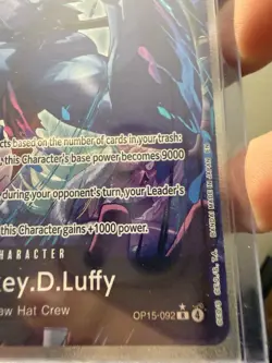 Monkey.D.Luffy One Piece CCG OP15-092 Rare Character 7000 Power Special - Image 5