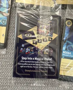 Disney Lorcana TCG Moana 26/P2 Promo Cinemark Lorcana Foil Lot of 23 Cards New - Image 3