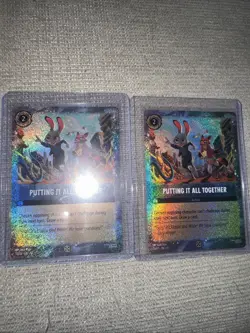 Putting It All Together 27 Disney Lorcana Promo Cards Holo x2 - Image 1
