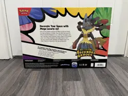 Pokemon TCG - Ascended Heroes Premium Poster Collection Mega Lucario EX - New ✅ - Image 4