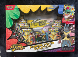 Pokemon TCG - Ascended Heroes Premium Poster Collection Mega Lucario EX - New! - Image 1