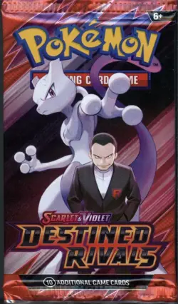 Pokemon Destined Rivals Booster Pack - 10 Cards / Pack - SEALED - Image 1