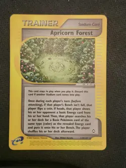 APRICORN FOREST - 118/147 - AQUAPOLIS - RARE - POKEMON CARD - Image 1