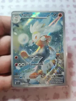 Pokemon TCG Raboot 147/142 Sv07: Stellar Crown Holo Card - Image 1