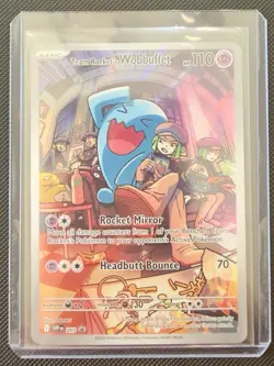 Pokemon TCG Holo Promo Team Rocket's Wobbuffet Promo 203 Pokemon Card - Image 1
