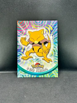 ABRA #63 Topps TV Animation RED LOGO Pokemon Card LP - Image 1