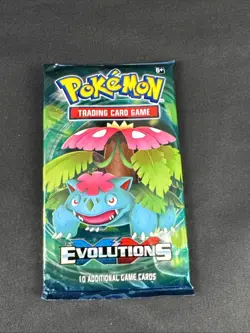 1x Pokemon 2016 XY Evolutions Booster Pack Unweighted 10 Card New Factory Sealed - Image 2
