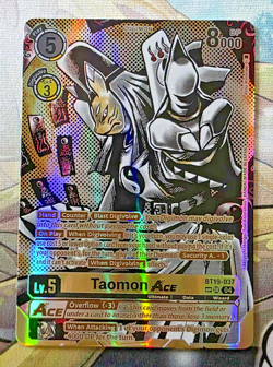 Digimon Card Game Taomon Ace BT19-037 SR Textured NM/M - Image 1