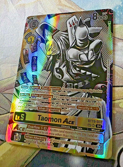 Digimon Card Game Taomon Ace BT19-037 SR Textured NM/M - Image 2