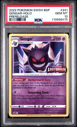 Gengar - (Prerelease) SWSH241 SWSH: Sword & Shield Promo Cards Holo - Image 1