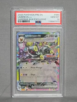 Pokemon Umbreon ex Surprise Box Exclusive PSA Gem MT 10 Card - Image 1