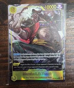 One Piece Marshall.D.Teach (Alternate Art) OP16-119 The Time of Battle Foil SEC - Image 1