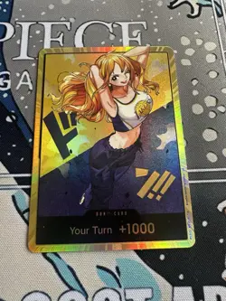 Nami One Piece Lakers Don Card Custom Foil - Image 1