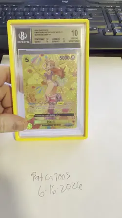 2024 One Piece Emperors In The New World Nami Sp Bgs 10! English! - Image 2