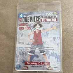 Namco One Piece CCG Monkey D. Luffy P-055 US VoyagePromo 2026 EN 5000 @mstacktcg - Image 1