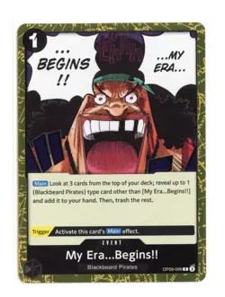 My Era...Begins!! OP09-096 R One Piece Emperors in the New World English NM - Image 1