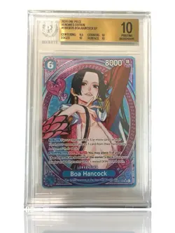 😈 Boa Hancock (SP) EB03-026 One Piece Heroines BGS PRISTINE 10! NEW LABEL💨 - Image 1