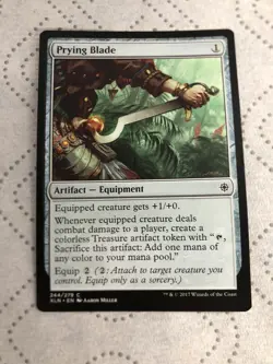 MTG Prying Blade Ixalan (XLN) Common Magic the Gathering Card #244/279 - Image 1