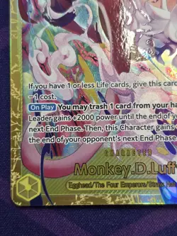 Monkey D. Luffy OP15 EB04-061 SEC ONE PIECE Card Game in hand🔥🔥 ENGLISH NM - Image 5