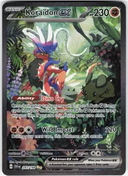 Koraidon ex 247/198 Special Illustration Rare Scarlet & Violet Pokemon TCG Card - Image 1