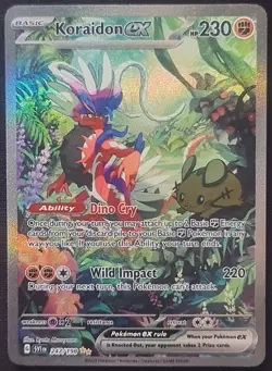 Koraidon EX 247/198 Scarlet Violet Base Set Pokemon Card - Image 3
