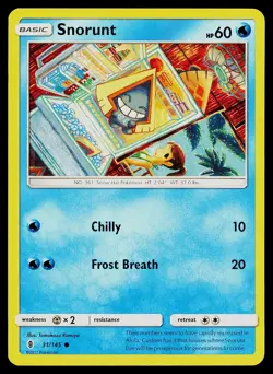 Pokemon Card Guardians Rising Snorunt 31/145 Common - Image 1