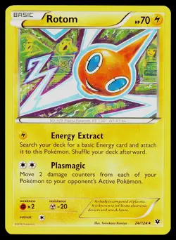 Pokemon Card Fates Collide Rotom 24/124 Rare - Image 1
