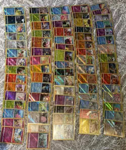 Lot of 75 Sun and Moon Era Pokemon Cards- ALL Holos and Reverse C/UN/R- LP-NM #2 - Image 1
