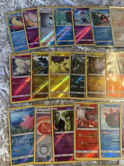 Lot of 75 Sun and Moon Era Pokemon Cards- ALL Holos and Reverse C/UN/R- LP-NM #2 - Image 2