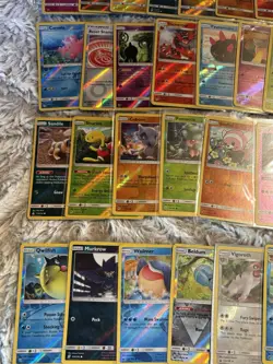 Lot of 75 Sun and Moon Era Pokemon Cards- ALL Holos and Reverse C/UN/R- LP-NM #2 - Image 5