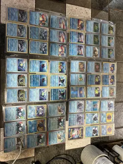 PokemonWater Card Lot 95+ English Holo shellder starmie poliwrath and more - Image 1