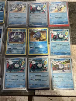 PokemonWater Card Lot 95+ English Holo shellder starmie poliwrath and more - Image 3