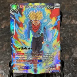 SS2 Trunks for a Brighter Future PRERELEASE Foil Dragon Ball Super Card Game NM - Image 1
