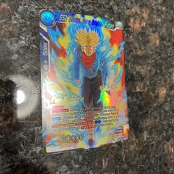 SS2 Trunks for a Brighter Future PRERELEASE Foil Dragon Ball Super Card Game NM - Image 3