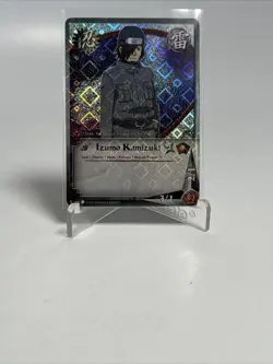 2002 Naruto Izumo Kamizuki #049 Super Rare Diamond Foil NM+ Card - Image 1